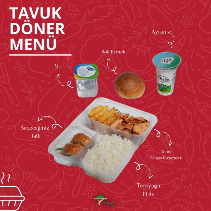 Tavuk Döner Menü