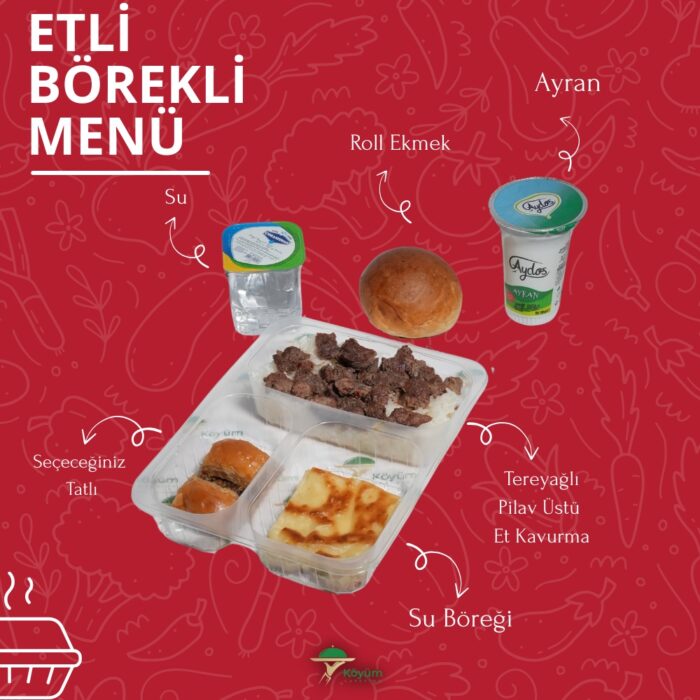 Etli Börekli Menü